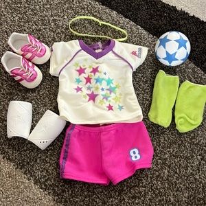 American Girl Doll Soccer Team Outfit